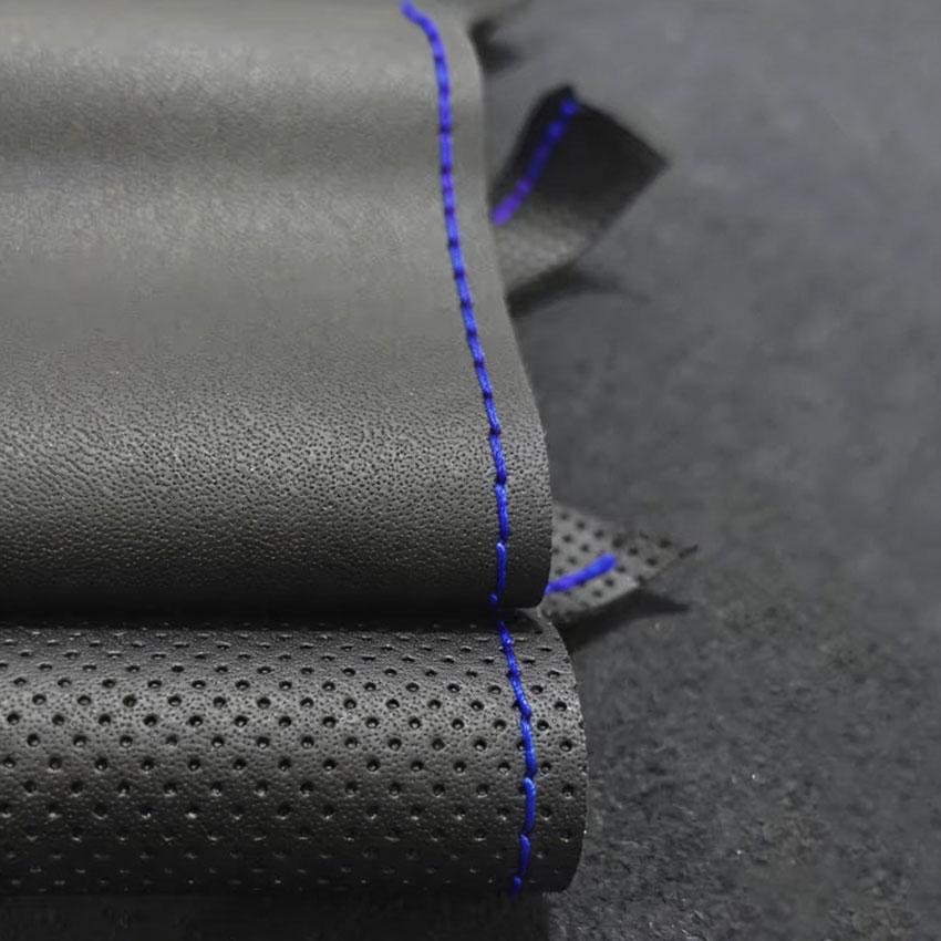 Car Steering Cover For Hyundai ix25 2014 2015 2016 Creta 2016 2017 UV Protection Anti-Aging Glossy Carbon Fiber Leather