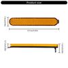 2Set Electric Scooter Side Reflective Strap Front Rear Safety Tube Night Reflector Electric Scooter Accessories Enduring