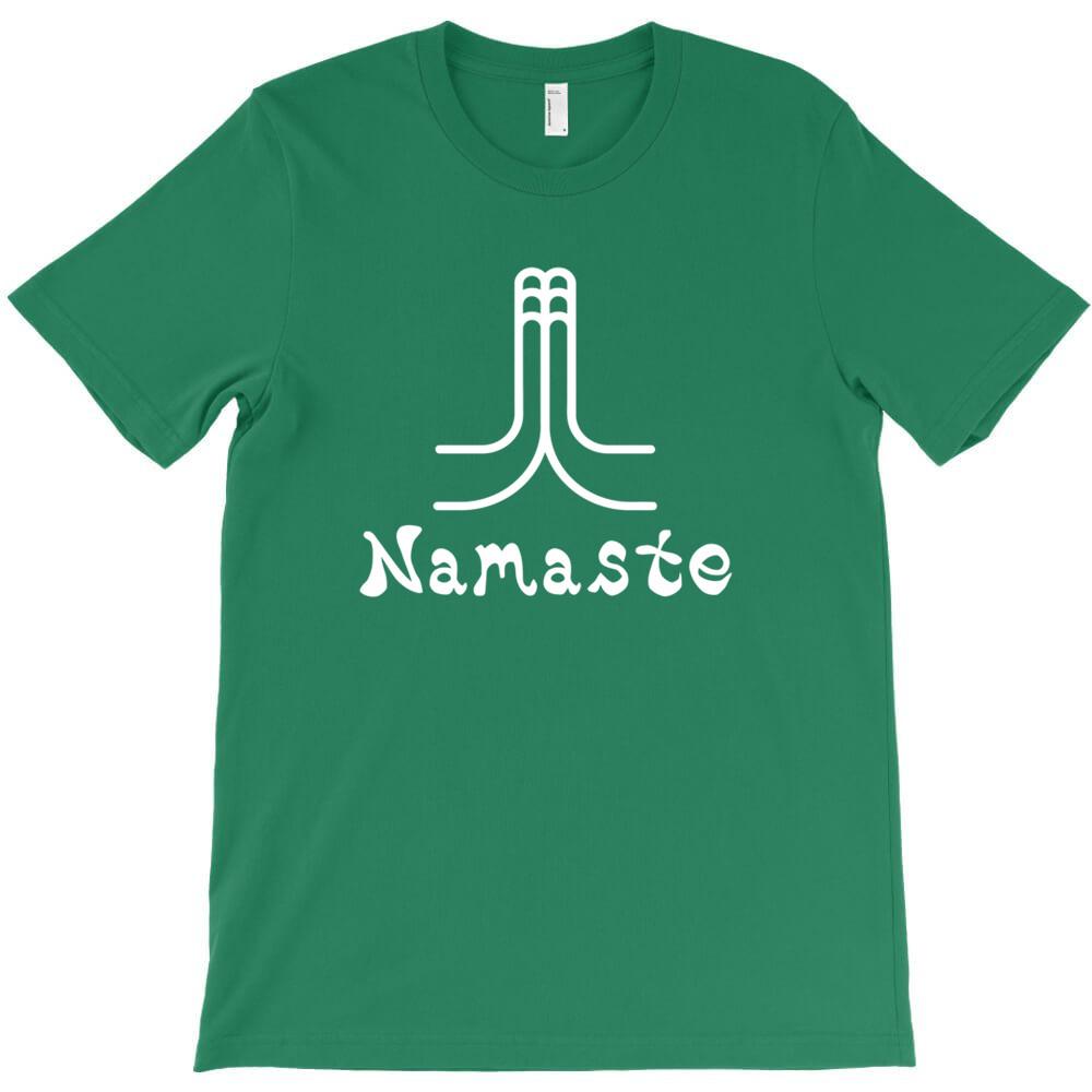 Namaste T Shirt Print For Man Short Sleeved Tees Pre Cotton Tops Short Sleeve Tees The