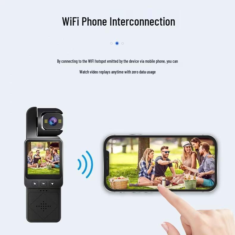 Портативная камера для активного отдыха и велоспорта с поддержкой WiFi
