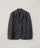 Blankroom Mati Wool Jacket_Charcoal