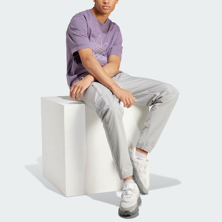 Adidas Оригинальные рабочие брюки-карго Utility, однотонные, повседневные, мужские брюки, серые, IR9437