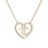 Chanel [Ранняя Весна 23] Мода Двойное С Любовь Металлическое Ожерелье Двойное С Женское