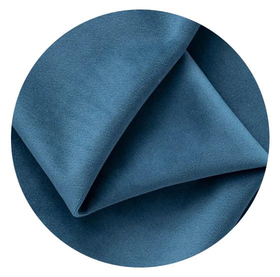 Round Tablecloth, Matte Velvet, 320Cm, Blue