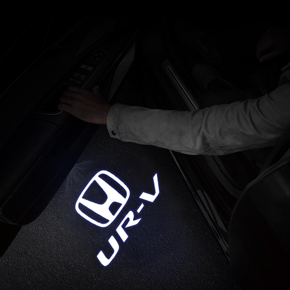 For Honda Acc02pcs/set For Honda Accord Odyssey Elysion CR-Z Spirior Auto Accessories Car Door Welcome Light Led HD Projector Lamp