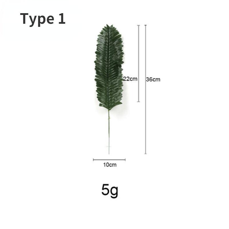 1 шт. искусственное растение тропические пальмовые листья лето монстера имитация листа для гавайской тематической вечеринки декор домашний сад искусственное растение