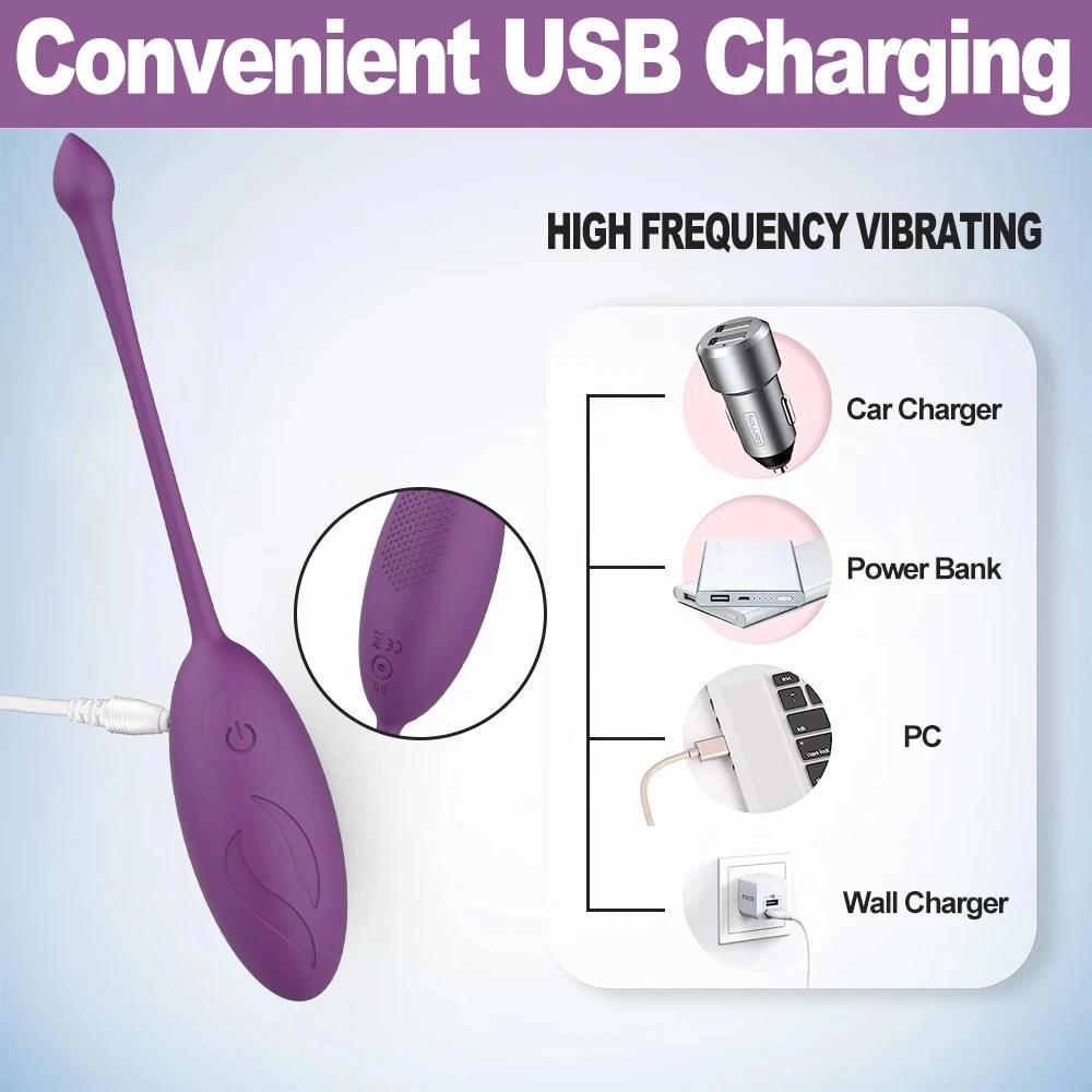 Remote Control Vibrating Egg for Women G Spot Vibrator Simulator Vagina Ball Kegel Trainer Love Egg Sex Toys Adult Supplies