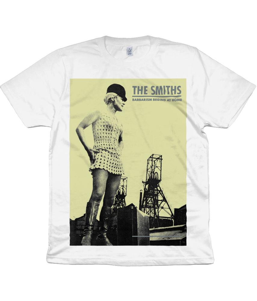 The Smiths Barbarism Begins At Home Немецкое промо 1985 Великобритания Унисекс футболка с Моррисси