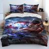 Street Fighter Retro Game Gamer Comforter Bedding Set,Duvet Cover Bed Set Quilt Cover Pillowcase,king Queen Size Bedding Set Boy