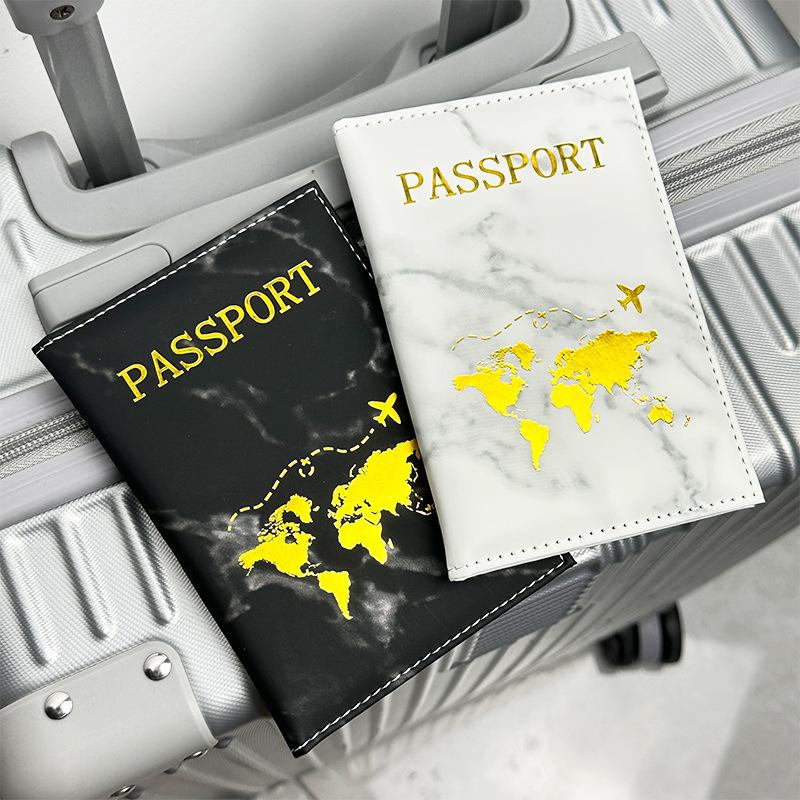 New PU Passport Holder Ticket Passport Covers Travel Passport Protective Cover ID Credit Card Holder Travel Accessories