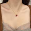 Korean Fashion Pearl Pendant Necklace: Elegant, Versatile, Multi-Color Clavicle Chain for Women