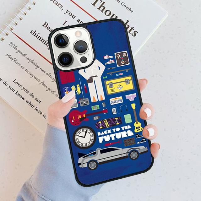 Back to the Future Movie phone Case Cover For iPhone 17 Air 16 15 14 Plus Apple 11 12 13 Pro Max coque