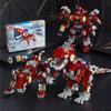 Deformable Mechanical Tyrannosaurus Rex Assembled Building Block For Toddlers And Preschools Creative Play