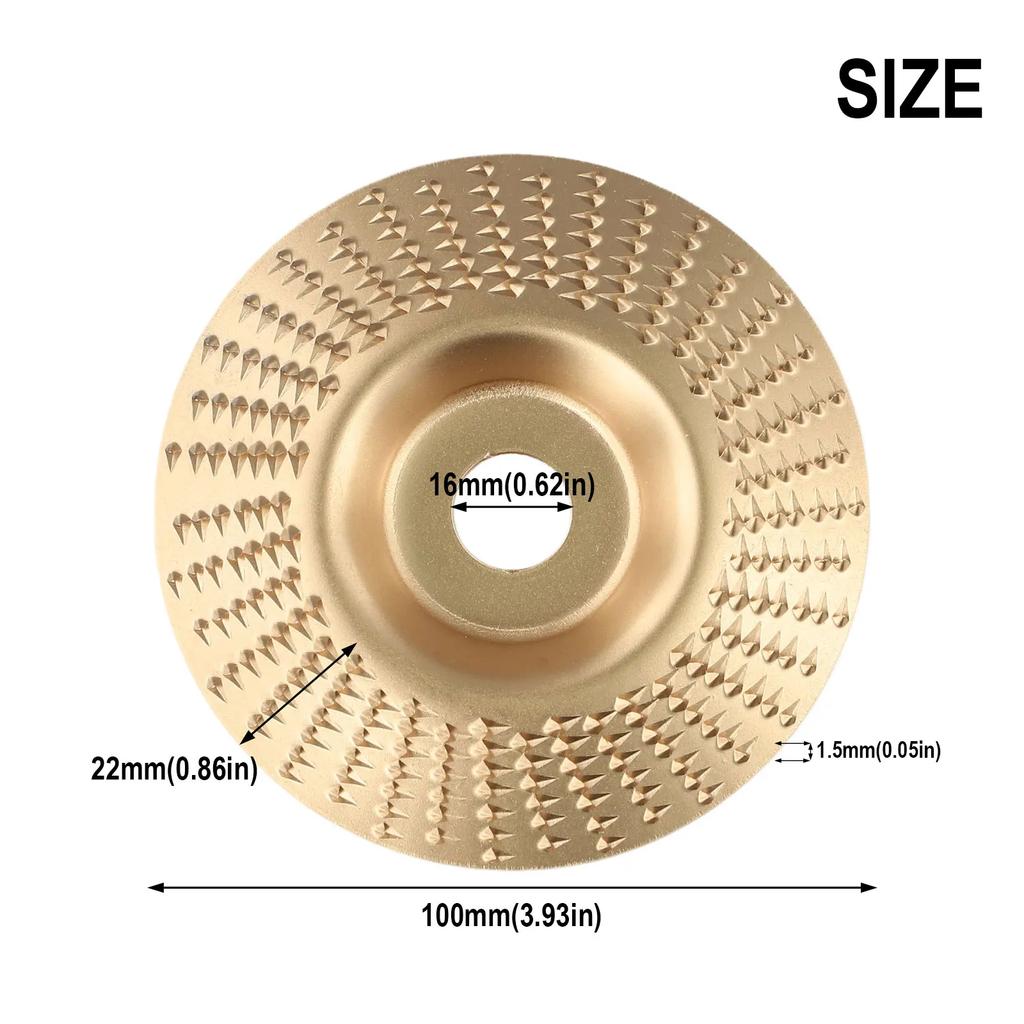 Круг для шлифования дерева Угловая шлифовальная машина Диск для шлифования Дуга Плоский конический диск Абразивный инструмент Формовка отверстий Шлифование Резьба Вращающийся инструмент