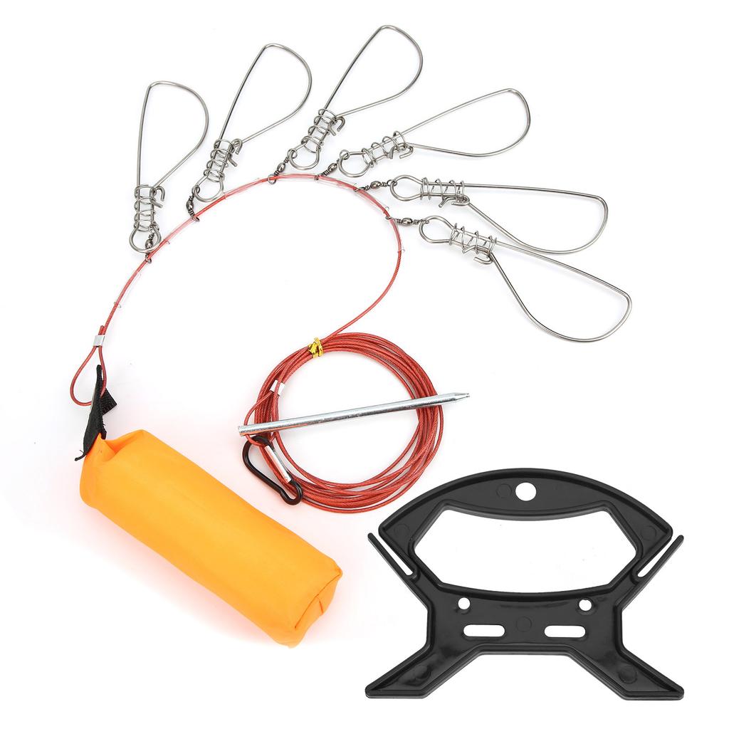 5м рыболовный замок пряжка из нержавеющей стали живая рыба стрингер замок рыболовные снасти аксессуары