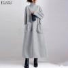 Women Turtleneck Long Sleeve Casual Autumn Winter Sweatshirt Dress