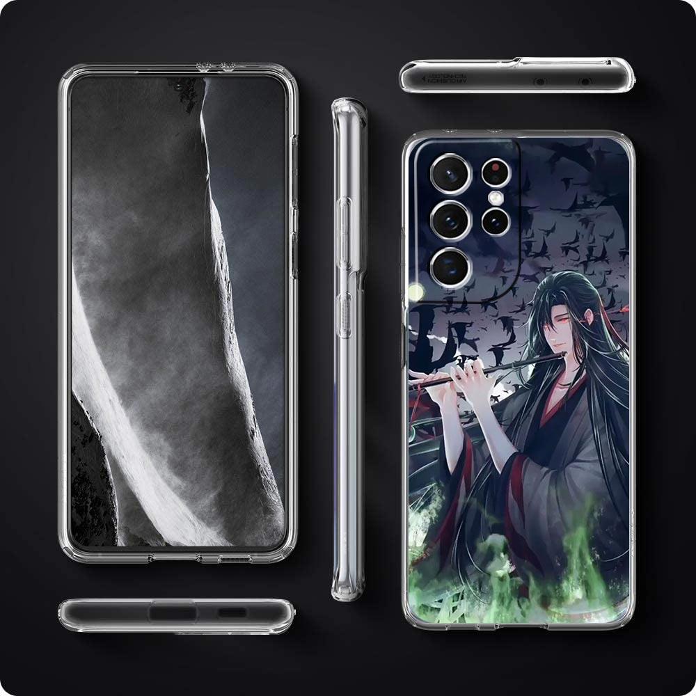 Чехол для телефона Mo Dao Zu Shi Wei Wuxian для Samsung Galaxy S22 5G S20 Ultra S21 FE 5G S10E S9 S8 S10 Plus Note 20 10, прозрачный чехол