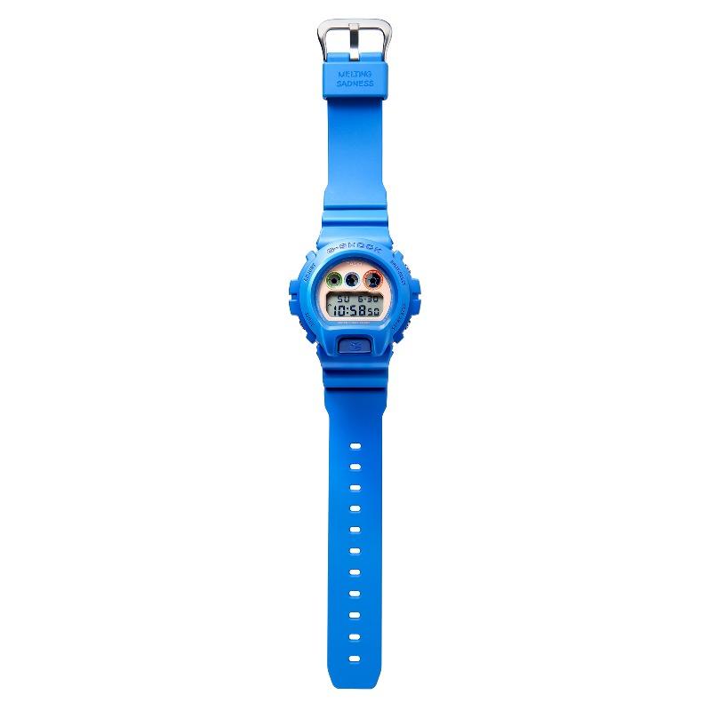 Casio Мужские кварцевые часы G-SHOCK с resin-корпусом, водозащитой 200 м, ударопрочностью, будильником DW-6900MTSS22-2PFM