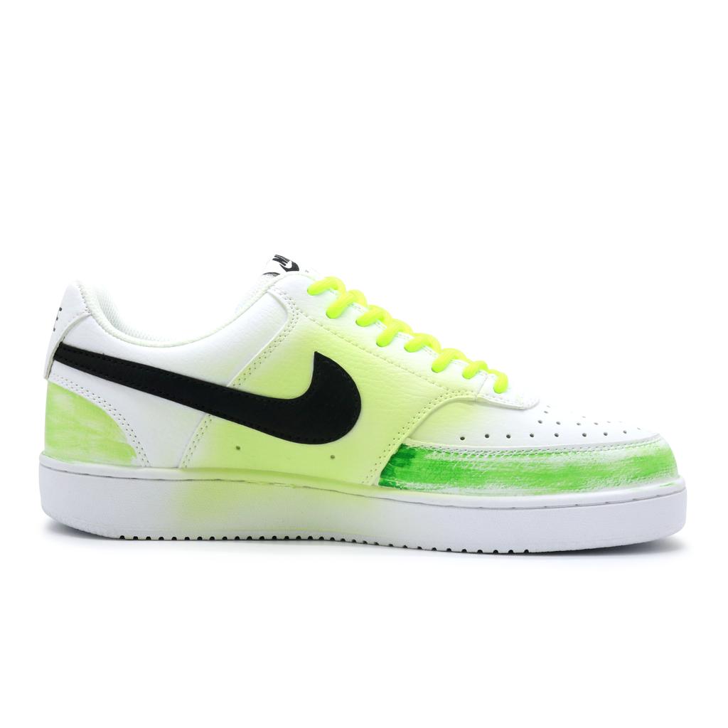 Nike Court Vision Beasts Will Never Be Slaves Pu Low top Skateboard Shoes Unisex Teal Danqing DH2987-101(team1925)