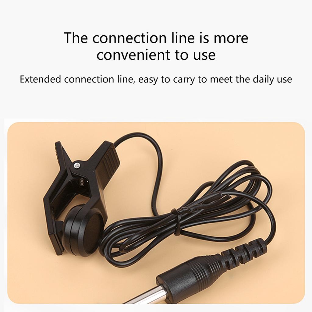 Звукосниматель для скрипки, акустической гитары, укулеле, микрофон-клипса, пьезозвукосниматель, звукосниматель для гитарного резонаторного отверстия с аудиоразъемом 6,35 мм