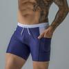Large Quarter Swim Pants Beach Holiday Side Pocket Flat Corner Swim Pants