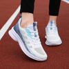 Gradual Change Color Women'S Shoes Low-Top Casual Sports Mesh Shoes Sports Shoes Women'S Four-Season Soft-Soled Shock-Absorbing Running Shoes