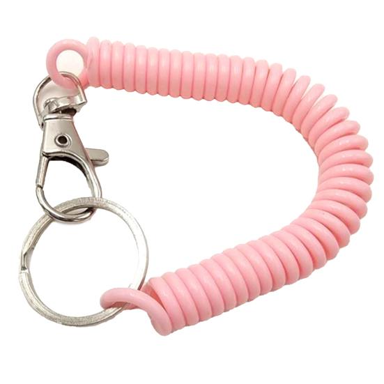 Брелок с защитой от потери, выдвижной, противопадающий, эластичный, с кольцом для ключей, противоугонные ключи, рыболовные инструменты, пружинный страховочный трос, товары для отдыха на природе