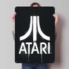 A-Atari Posters Classic Game Metal Signs Wall Decor Custom Tinplate Plaques for Gamers Gaming Room Decoration Art Mural Man Cave