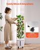 Hydroponic Growing System, 50 Pods Vertical 10 Tiers Hydroponic Tower, Rolling Hydronic Garden with Water Pump & Wheels, Indoor Plants Germination Kit