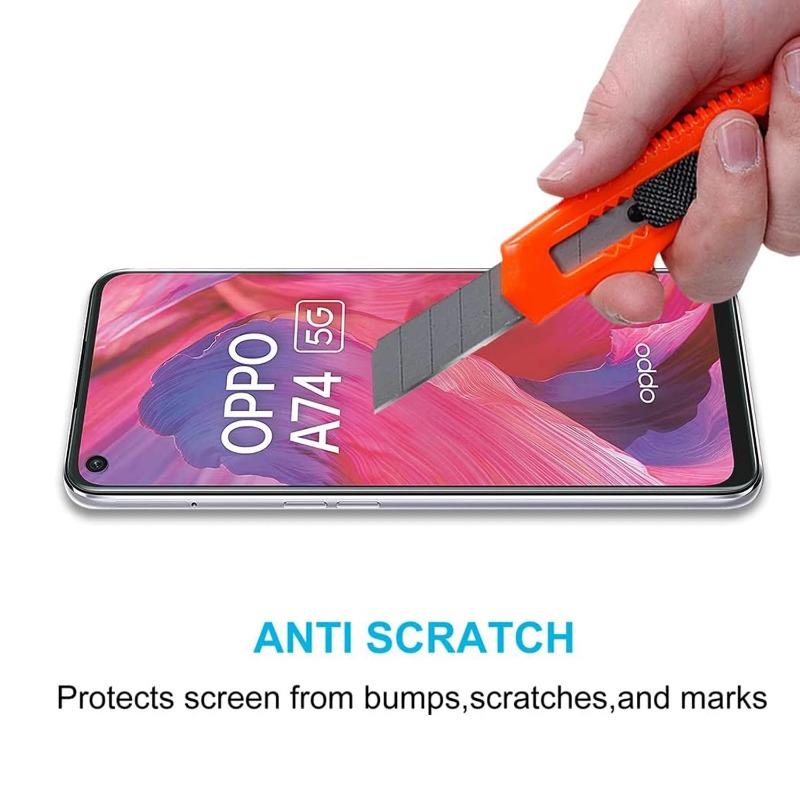 4 шт. защитное стекло для экрана OPPO A74 A74-5G закаленное стекло пленка