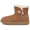 Warm Comfortable Versatile Short Snow Boots Women Boots Chestnut 1138170-CHE