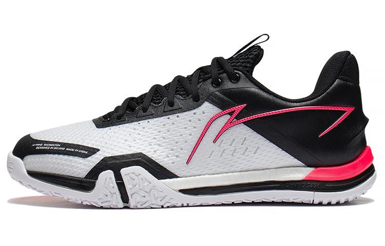 Li Ning Saga SE Textile, Synthetic Leather Cushioning Slip Resistant Abrasion Resistant Breathable Low top AYZS014-1