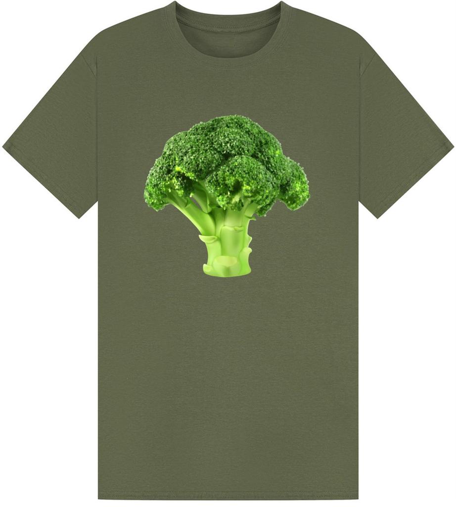 Simplicity Broccoli Tshirt Unisex Unisex Unisex Vegetable Funny Cotton Graphic T Shirts Fashion Streetwear Tops Tee Camisetas