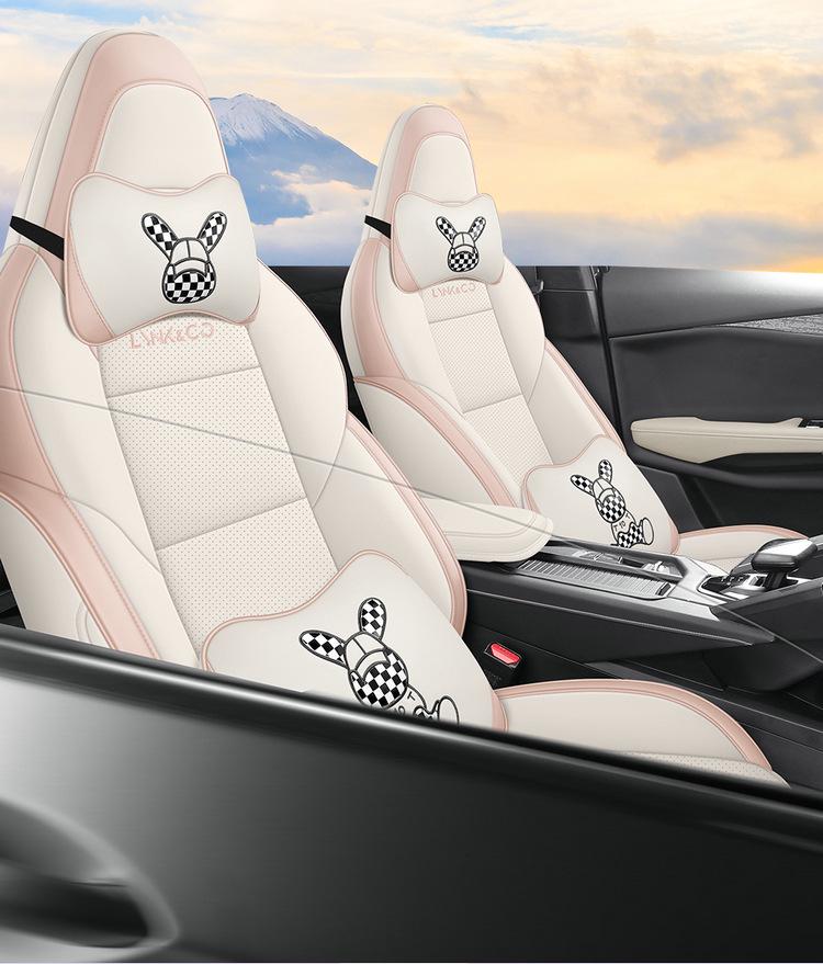 Lynk & Co 06 Energy Efficient Leather Seat Cushions - Five-Seater, All-Season Use