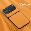 Деловой кожаный чехол для телефона с шелковистым ощущением для iPhone 17 15 16 Pro Max 14 15 Plus 13 12 Mini 11 16E 17 Air Магнитный чехол-держатель для автомобиля