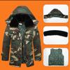 Autumn and Winter Camouflage Coats, Outdoor Cold and Waterproof Military Cotton Coats, Warm Cotton Coats, Thickened Workwear, Camouflage Cotton Coats