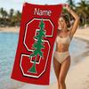 Customizable personalized beach towels Stanford S logo themed designs.Suitable for the beach, yoga, sports;ideal as beach accessories