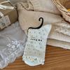 Бесшовные носки, Женские носки до середины икры, Осенне-зимние ретро носки с бантом для девочек, Женские носки