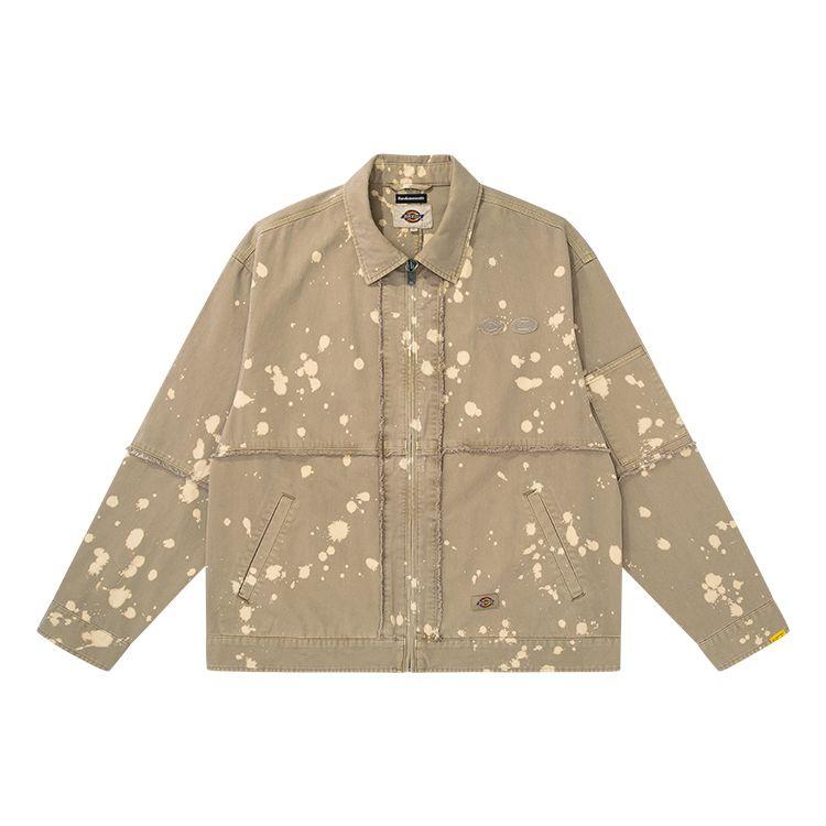 Dickies X Randomevent Коллаборация Сплэттер Повседневная Куртка Мужская Куртка Песочный DK009728CH1