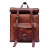 Goat Leather Backpack Shoulder Bag Office School Laptop Rucksack Handbags