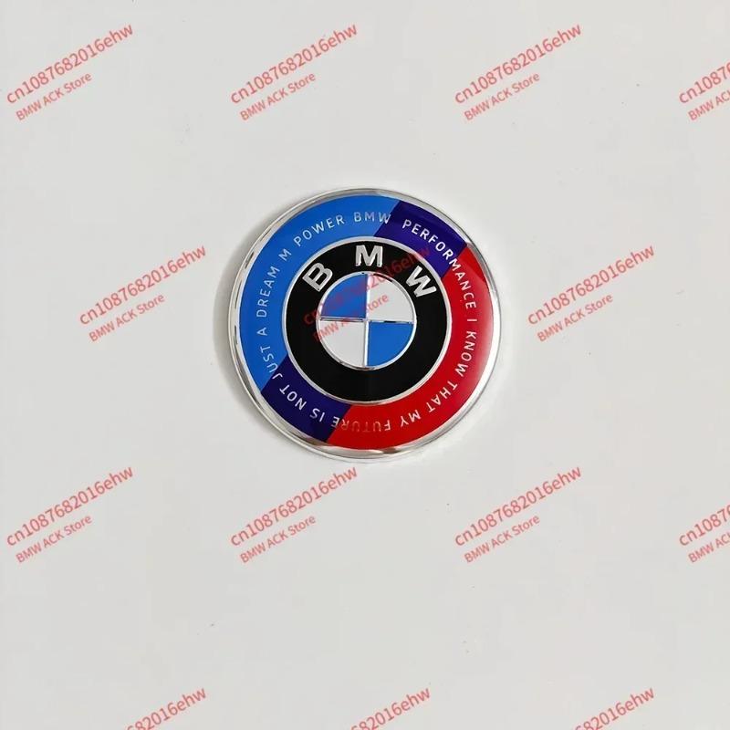 1Pcs 45mm Car Steering Wheel Badge Emblem Stickers For BMW E36 E46 E53 E90 E60 E61 E93 E87 X1 X3 X5 X6 F30 F20 F10 Accessories
