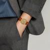Casio Серия STANDARD, модный деловой ретро, классический циферблат со стрелками, большой циферблат, водонепроницаемые, кварцевый механизм, кожаный ремешок, японские и MTP -1093Q-9A