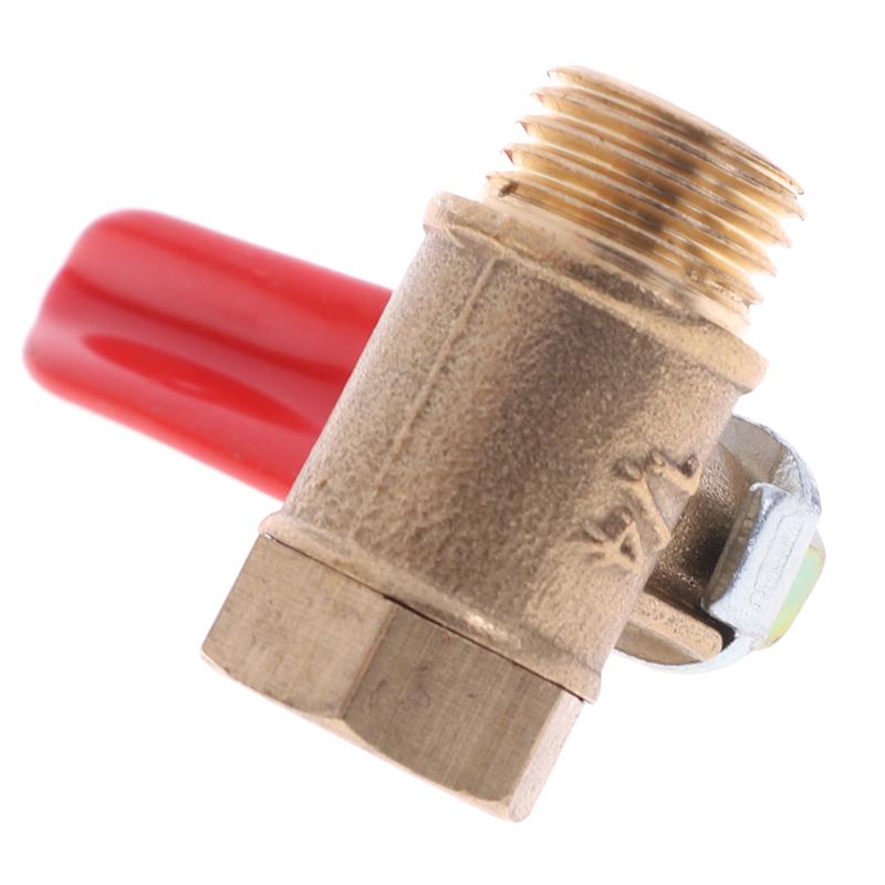 1 шт., новейший шарнир клапана с внутренней/наружной резьбой 1/8 дюйма, 1/4 дюйма, 3/8 дюйма, 1/2 дюйма, универсальный латунный маленький шаровой кран