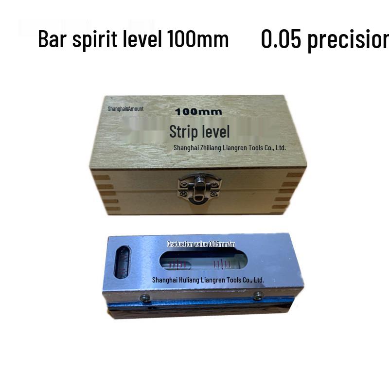 Shanghai Huliang High-Precision Mechanical Bubble Leveling Ruler for Industrial Machine Tools