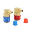 Pair of R134a Car Air Condition Fluoride Joints Quick Couplers Connectors for Refrigerant R134a