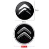 FFEC7 60mm 3D Car emblem Wheel hub Center Cap Badge covers sticker Decals Styling accessories For Citroen C1 C2 C3 C6 C8 C4 Picasso DS