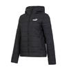 Solid Color Windproof Warm Hooded Jacket Women Jackets Black 672279-01
