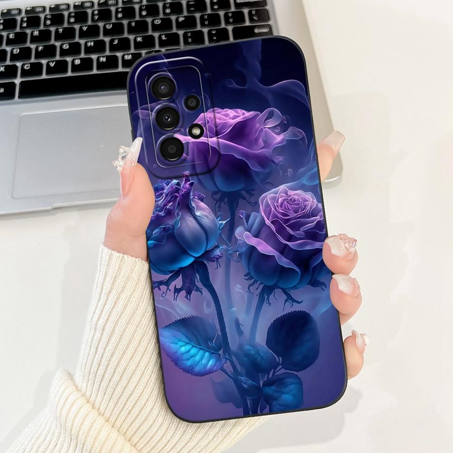 Чехол для Samsung Galaxy A53 5G SM-A536B Милый Конфетный Модный Расписной Чехол Мягкий Силиконовый Чехол Для Samsung A23 A33 A53 A73 5G Оболочка
