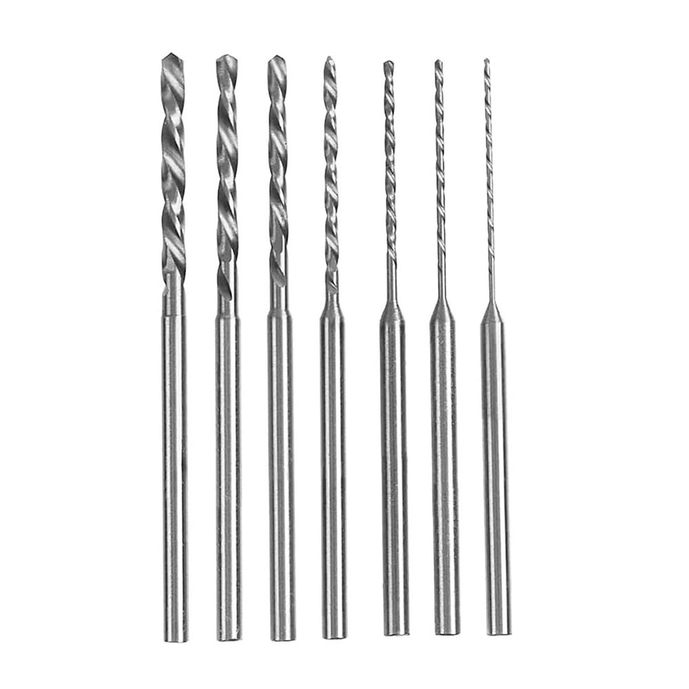 HSS Micro Twist Drill Bit 2.35 Shank Engraving Drill Bits Multifunctional Twist Drill Amber
