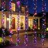 LED String Lights Waterproof Icicle Lights Waterfall Firecracker Waterfall Lights  Street